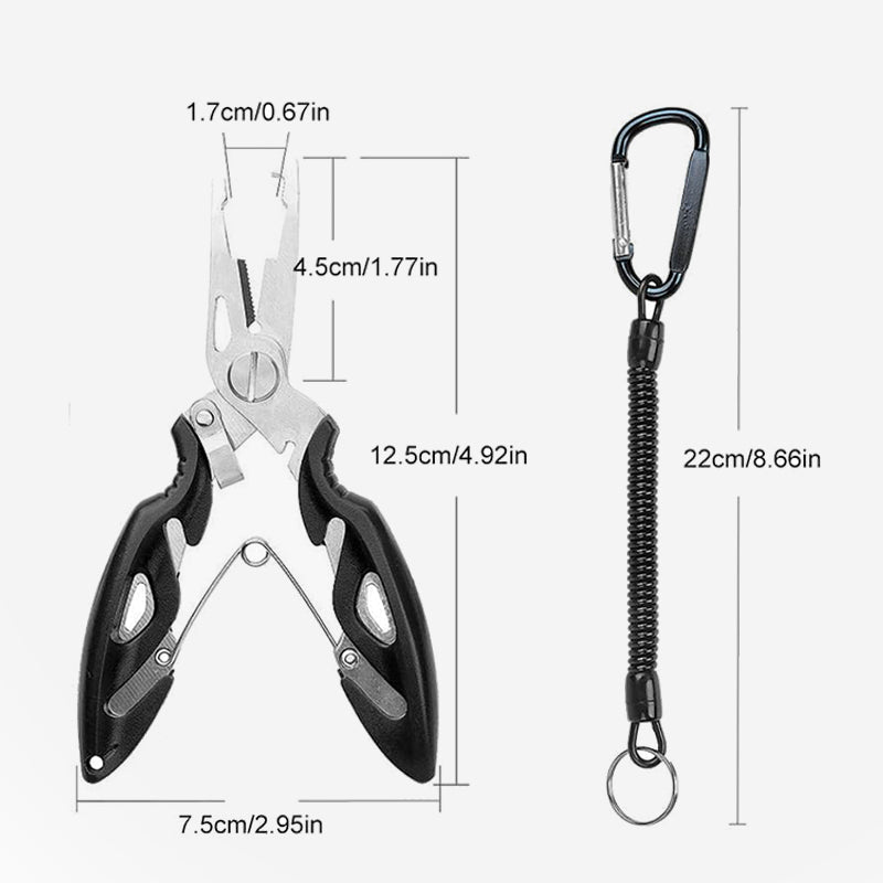 Multifunctional Fishing Pliers Set (Plier+Anti-loss Cord)