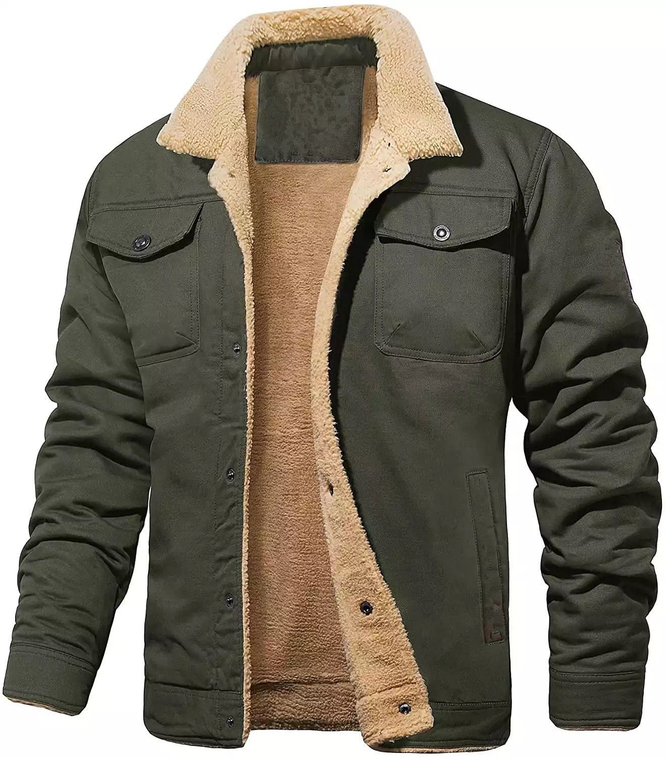 🎁Weihnachten Verkauf 40% OFF⏳Herren Retro Western Winter Fleece Jacke