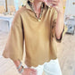 Casual Damen Top in Uni-Farbe