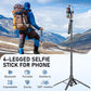📱 4-beiniger Selfie-Stick für Smartphones – stabiler Stand, flexibel einsetzbar & vielseitig – perfekt für Selfies, Gruppenfotos, Vlogs & Videoanrufe – kompakt & leicht zu transportieren | Versandfrei