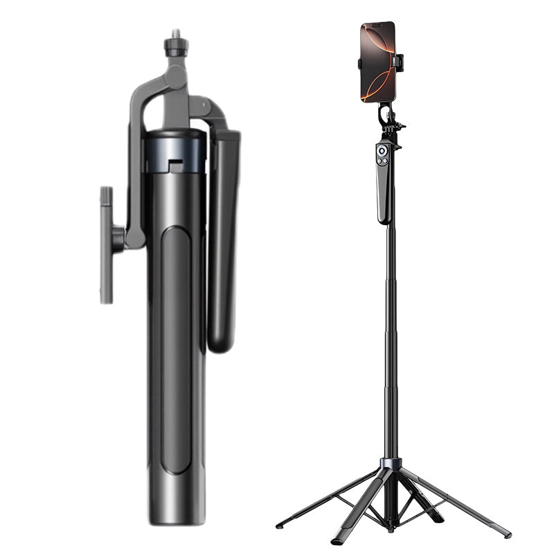 📱 4-beiniger Selfie-Stick für Smartphones – stabiler Stand, flexibel einsetzbar & vielseitig – perfekt für Selfies, Gruppenfotos, Vlogs & Videoanrufe – kompakt & leicht zu transportieren | Versandfrei