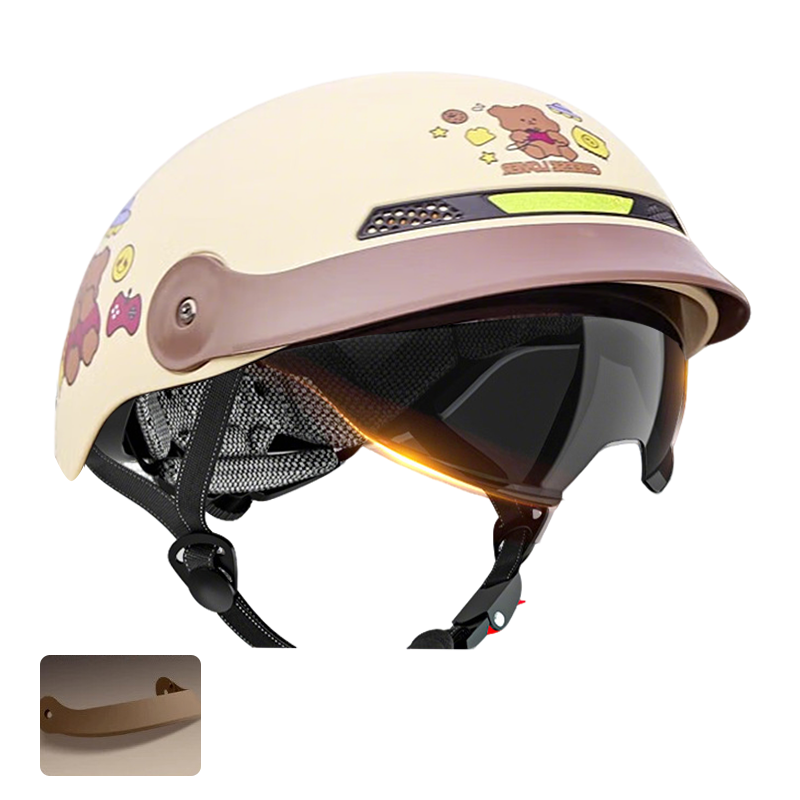 🛡️Atmungsaktiver, leichter und stoßfester Motorradhelm
