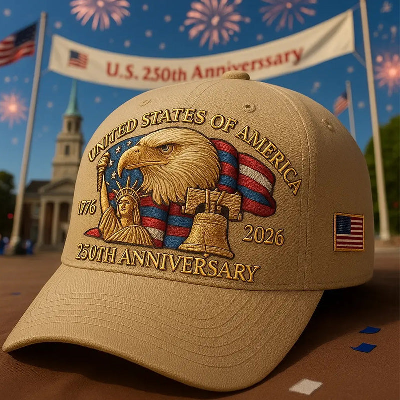 🎁🔥Kaufen Sie 2 und Versandkostenfrei 💥 United States 250th Anniversary Baseball Cap