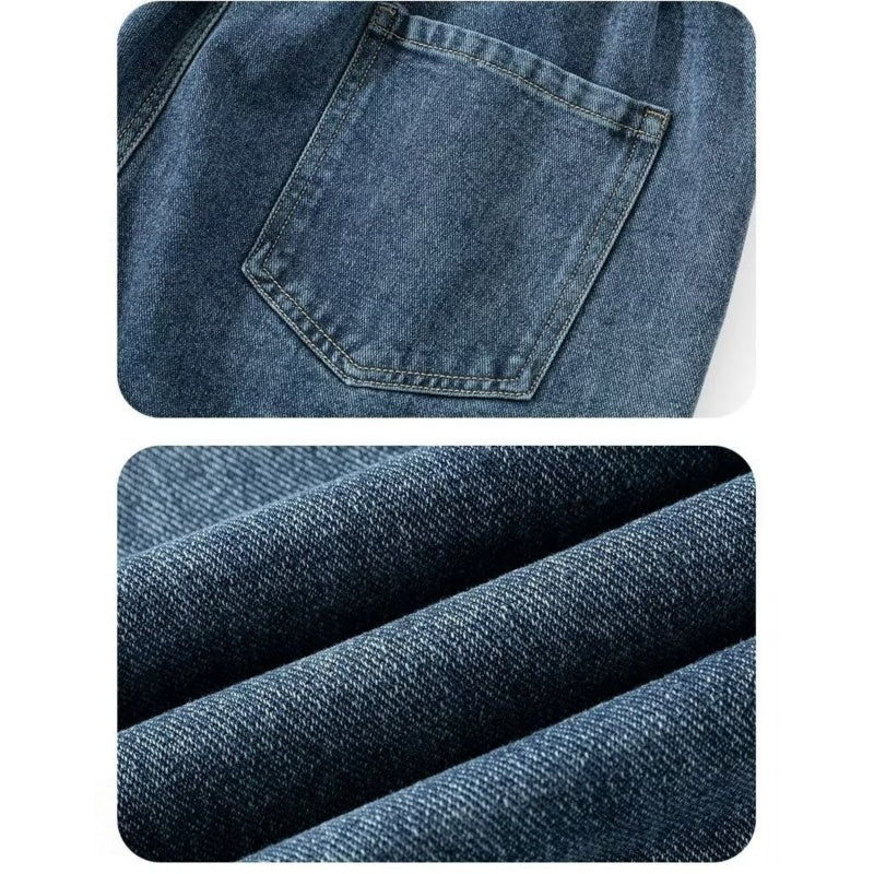 💎 -50% AUF LOCKERE JEANS! 💎 Herren Weites Bein: Bequemer Sitz & Robustes Denim für Streetwear 👖🔥