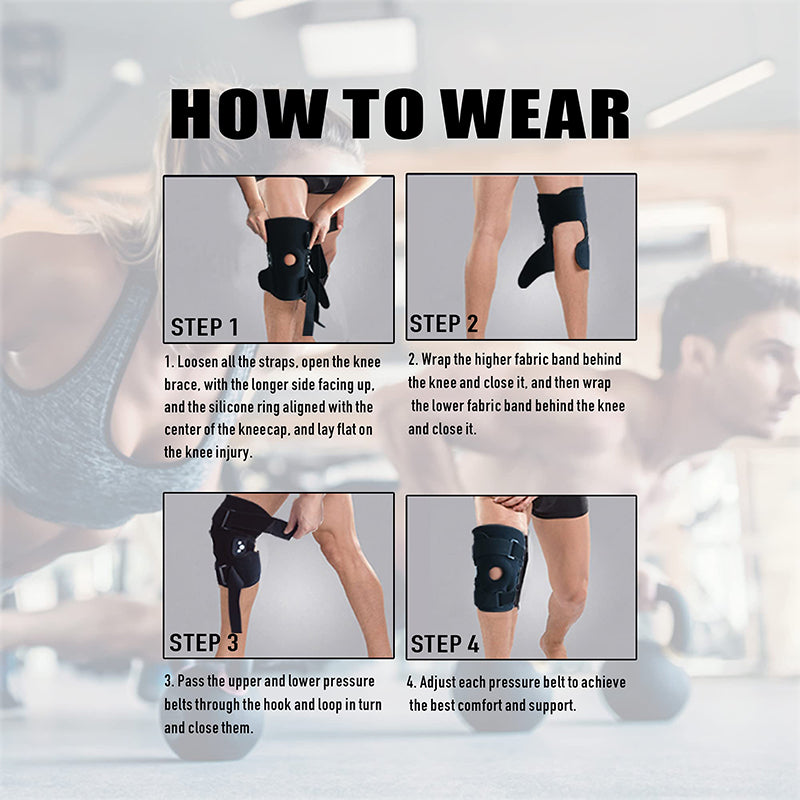 🦵 50 % RABATT! ✨ Atmungsaktive, verstellbare Kniebandage – Leichte Gelenkunterstützung für Sport oder Alltag, optimaler Komfort 🏃‍♂️📦