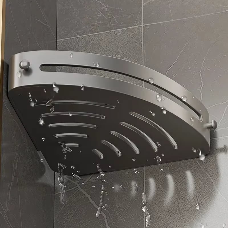 🛀Dreieckiges Badezimmerregal – ein Duschregal, das tatsächlich an seinem Platz BLEIBT und wunderschön aussieht!