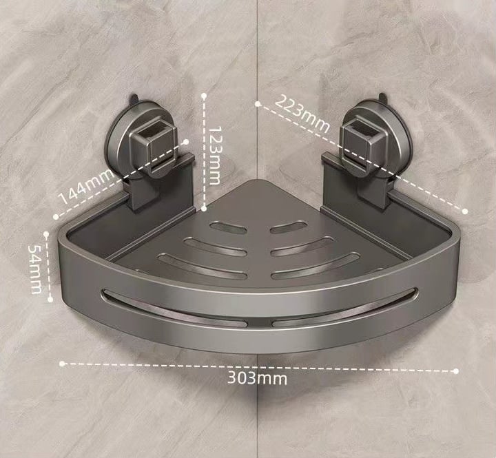 🛀Dreieckiges Badezimmerregal – ein Duschregal, das tatsächlich an seinem Platz BLEIBT und wunderschön aussieht!