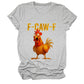 Unisex lustiges und verspieltes Grafik-T-Shirt