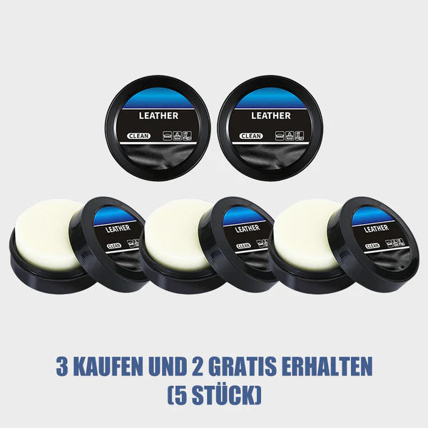 🧼 KAUFEN 2 ERHALTEN 3! ✨ Reinigungs- & Pflegecreme für Leder - Tiefenreinigung mit Natürlichen Ölen für Möbel, Autositze & Accessoires 🛋️🌟