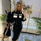 ❄️LETZTER TAG – 60 % RABATT 💖 Damen-Set aus Stehkragenjacke und Kleid