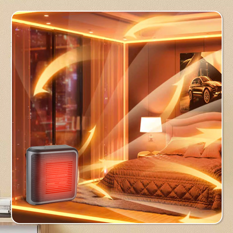 800-W-Wandheizgerät mit einstellbarem Thermostat und Zeitschaltuhr