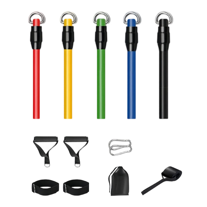 13-teiliges Widerstandsbandset mit Griff für das Heimfitnessstudio