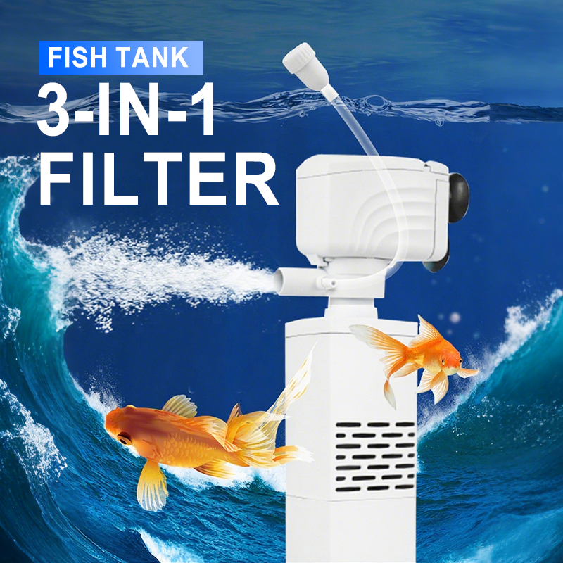 3-in-1-Filter für Aquarien – Filtration, Sauerstoffierung und Wasserpumpung