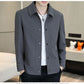 Lässige Herrenjacke mit Knopfleiste