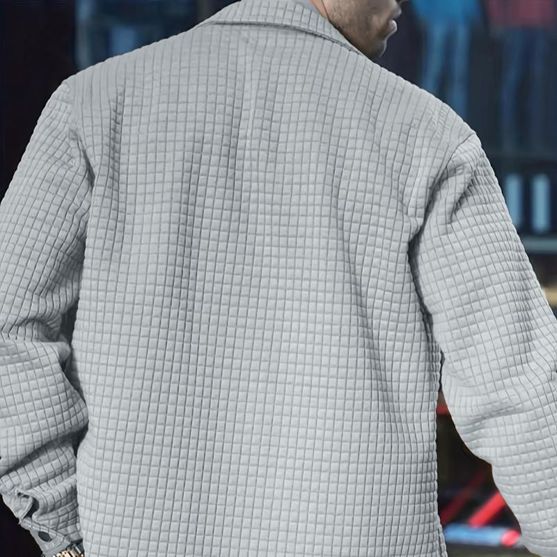 Herren Freizeitmode Einfarbige Jacke -👍Klassischer Stil, Komfort für jeden Tag!👔