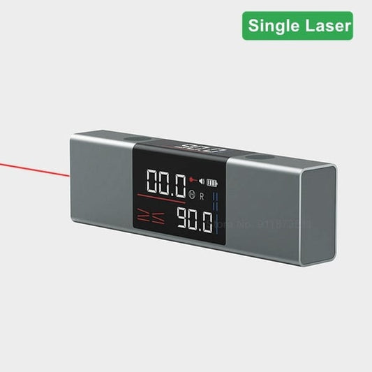 🔥Praktische Werkzeuge🎉 2-in-1-Laserwinkellineal-Winkelmesser