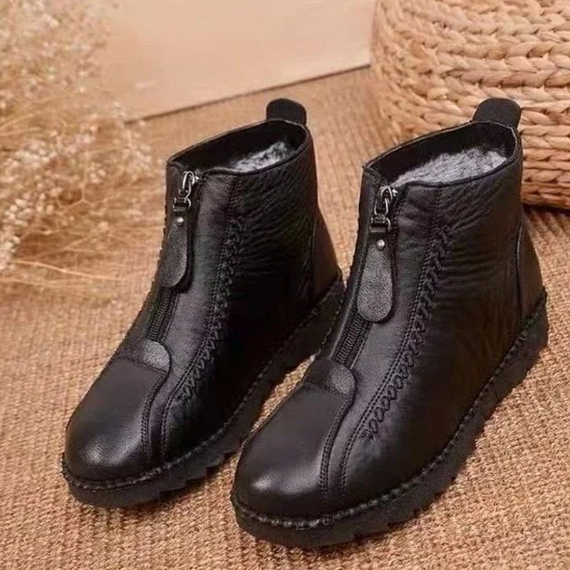 ❄️✨Warme Winterstiefeletten mit Reißverschluss für Damen