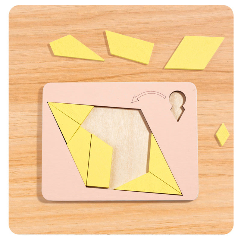 🔥Solange der Vorrat reicht 40 % Rabatt!🎉Holz-Tangram-Brettspiel