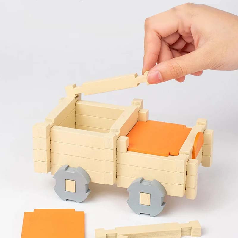🔥Solange der Vorrat reicht 50 % Rabatt!🎉Pädagogische Holzbausteine
