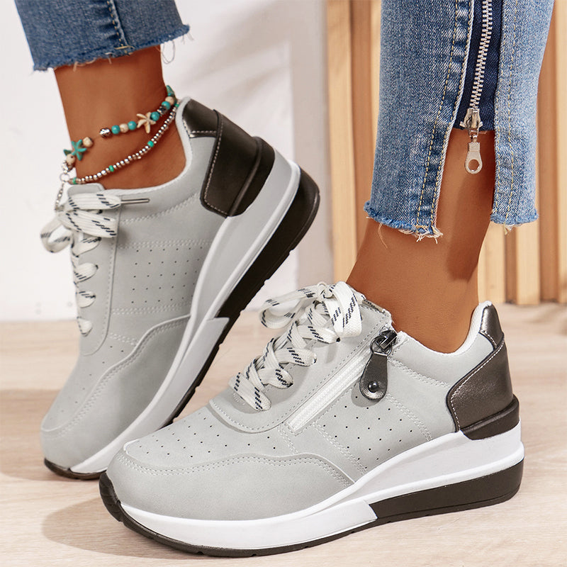 Lässige Plateau-Sneaker für Damen