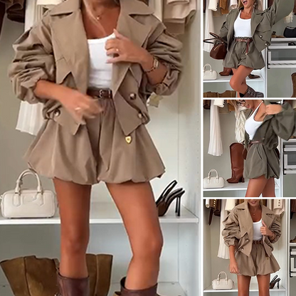 💖 💖Zeitlich begrenztes Angebot – 50 % Rabatt💥💥Lässiger stylischer Damen-Zweiteiler