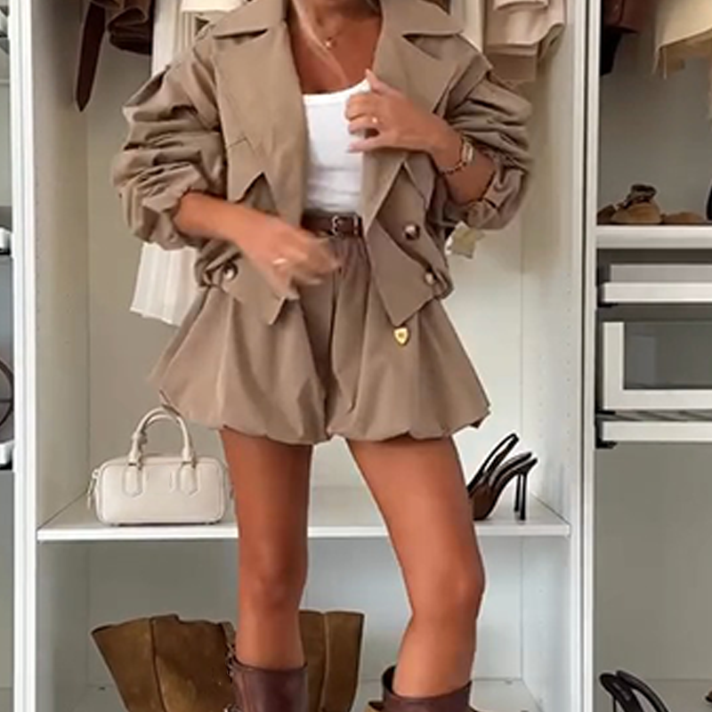 💖 💖Zeitlich begrenztes Angebot – 50 % Rabatt💥💥Lässiger stylischer Damen-Zweiteiler