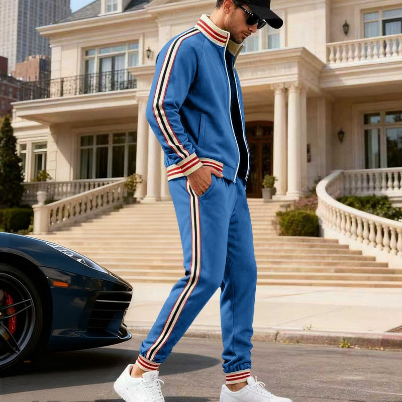 Lässige Trainingsanzüge mit durchgehendem Reißverschluss für Herren