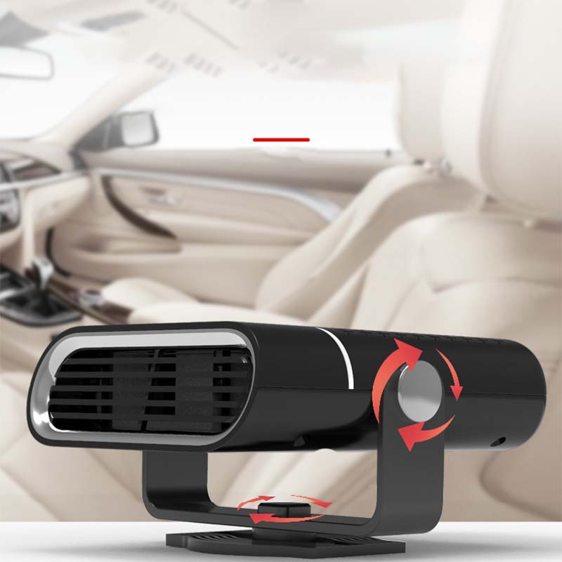 📢📢50 %  RABATT !! ⏰ 2-in-1 Tragbare Autheizung - 360° Drehung & Doppelspannung (12V/24V) für Schnelles Entfrosten und Heizen 🚗❄️