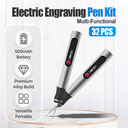 ⚡ Elektrisches Gravurstift-Set – Verwandle jede Idee sofort in Kunst!