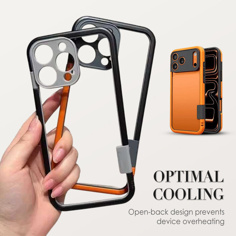 🔥Solange der Vorrat reicht 40 % Rabatt!🎉Farbblock-iPhone-Hülle mit Wärmeableitung und Stoßfestigkeit