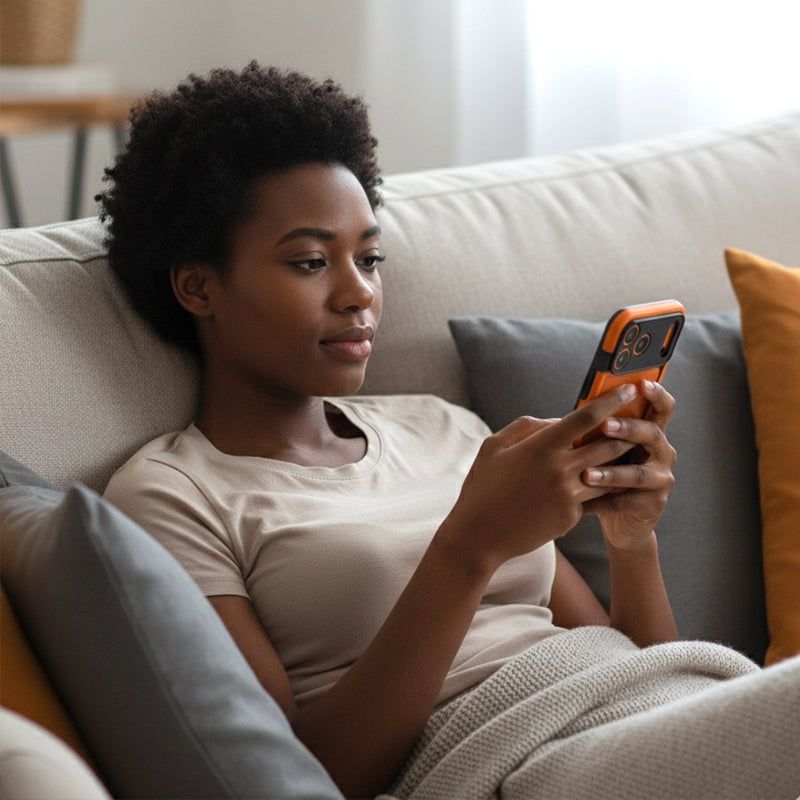 🔥Solange der Vorrat reicht 40 % Rabatt!🎉Farbblock-iPhone-Hülle mit Wärmeableitung und Stoßfestigkeit