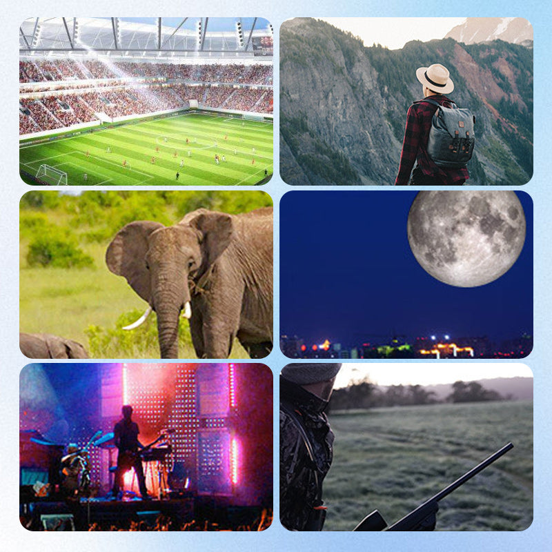 Tragbares Monokularteleskop für drauße