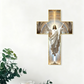 ✝️ 50% RABATT! ✨ Retro Jesus Christus Wandkreuz - Vintage Holzdesign mit Religiöser Symbolik für Spirituelle Raumdekoration 🕊️🌟