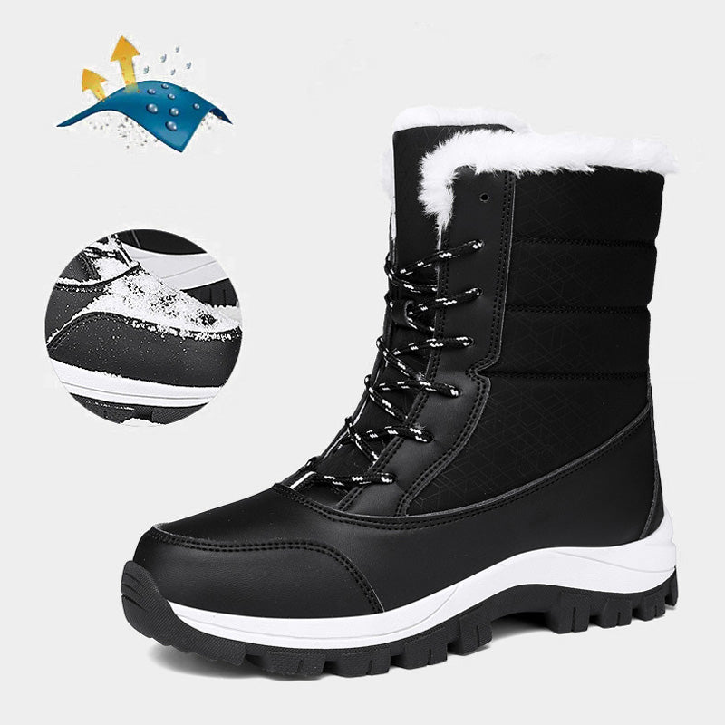👢 JETZT 49% RABATT! ⏰ Wasserdichte Damen-Winterstiefel – wärmeisolierend und rutschfest, perfekt für Schnee und Kälte ❄️✨