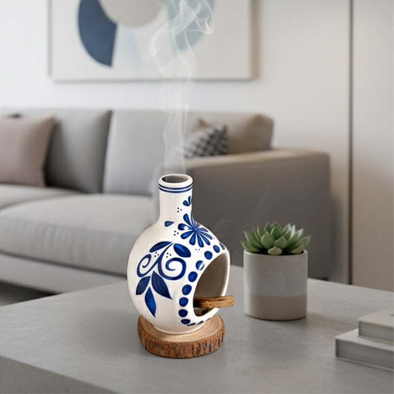 🔥Solange der Vorrat reicht 50 % Rabatt!🎉Keramik-Palo-Santo-Halter mit Brenner