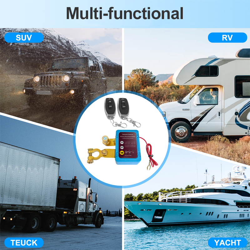 Batterie-Trennschalter mit Fernbedienung für Autos
