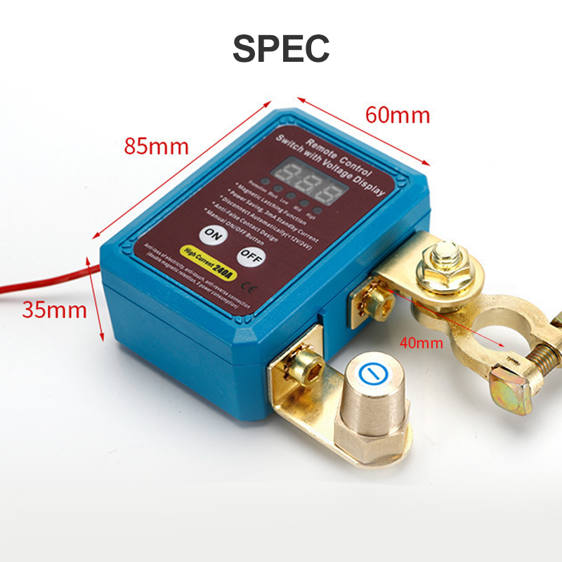 Batterie-Trennschalter mit Fernbedienung für Autos