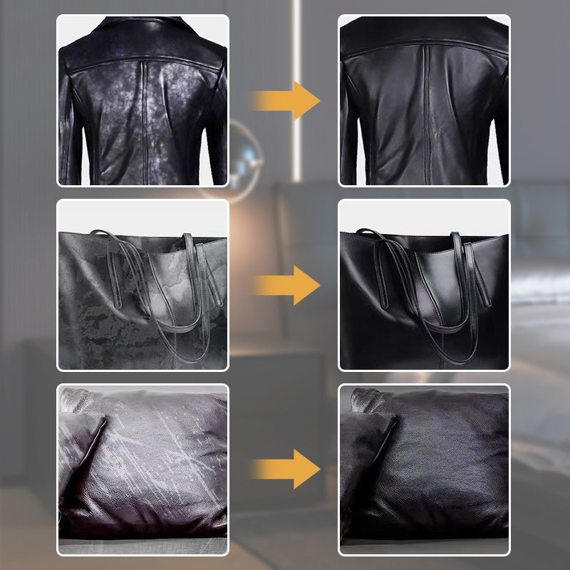 🧴💦+🧥=✨😎DunkelgrauPflege- und Reinigungsmittel für Lederjacken