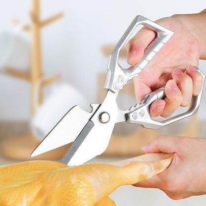 ✂️60% RABATT! ✨ MULTIFUNKTIONSCHEERE - Hochleistungs-Küchen- & Geflügelschere, Rutschfester Griff, Zerkleinert Kräuter & Nüsse, Spülmaschinenfest 🍗🌿