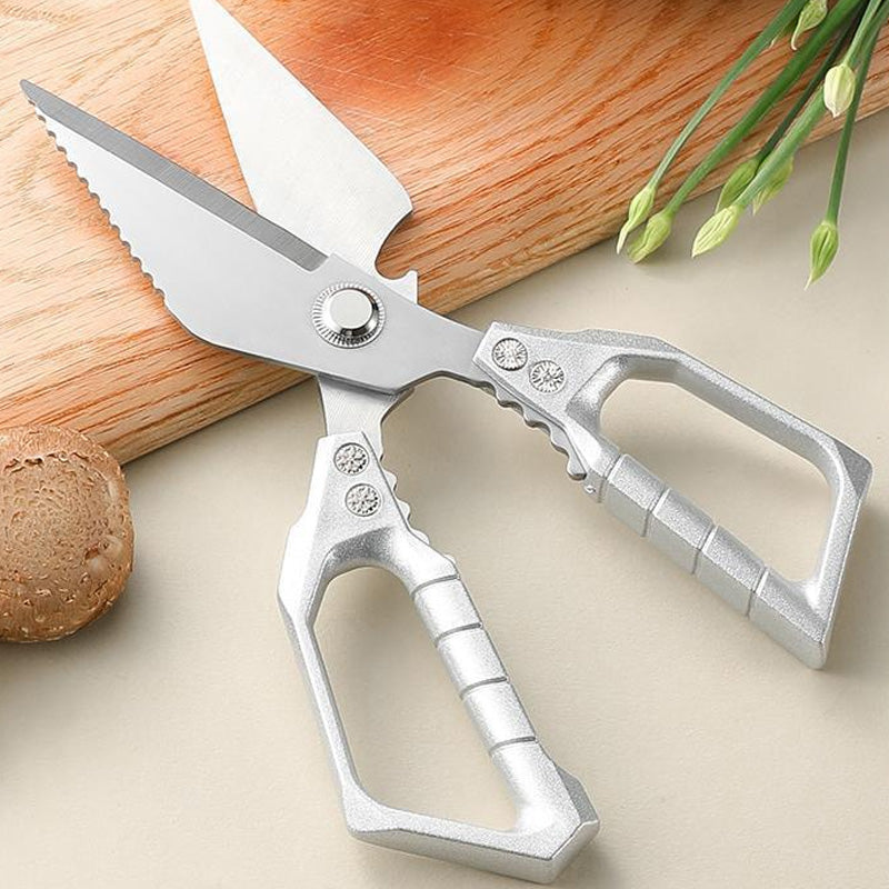 ✂️60% RABATT! ✨ MULTIFUNKTIONSCHEERE - Hochleistungs-Küchen- & Geflügelschere, Rutschfester Griff, Zerkleinert Kräuter & Nüsse, Spülmaschinenfest 🍗🌿