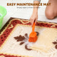 🌲Weihnachtsdeal: 3D-Floral-Garn Bodenmatte - Saugstark & Rutschfest