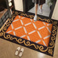 🌲Weihnachtsdeal: 3D-Floral-Garn Bodenmatte - Saugstark & Rutschfest