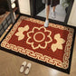 🌲Weihnachtsdeal: 3D-Floral-Garn Bodenmatte - Saugstark & Rutschfest