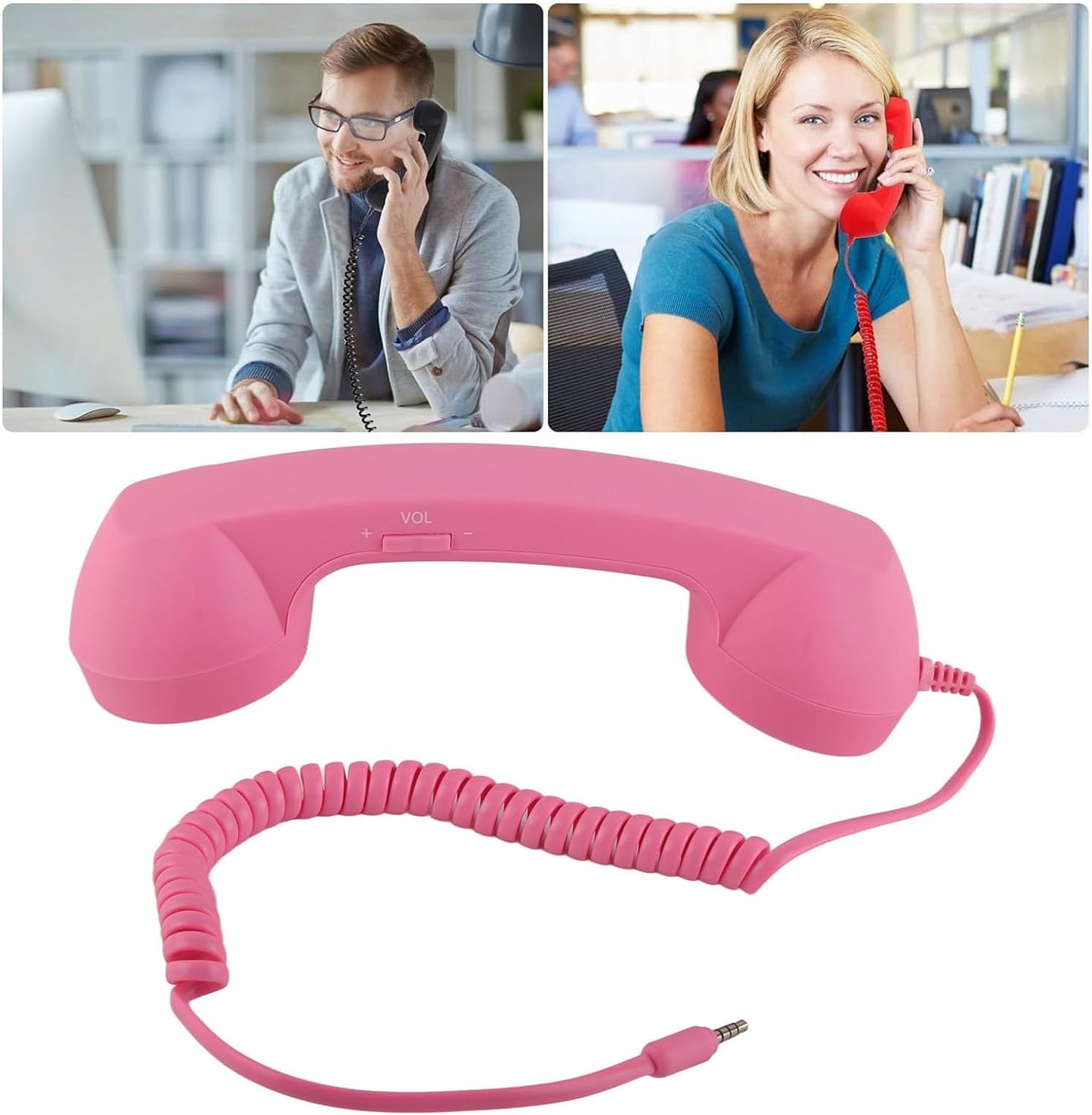 🔥Black-Friday-Mega-Angebot – 50 % Rabatt!🔥Vintage Retro Telefonhörer mit Mikrofon