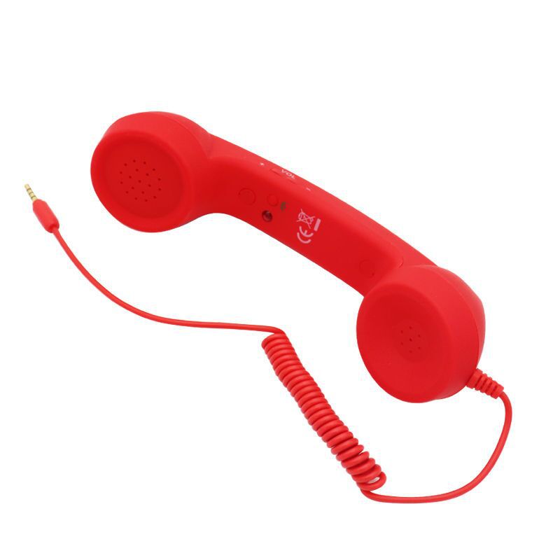 🔥Black-Friday-Mega-Angebot – 50 % Rabatt!🔥Vintage Retro Telefonhörer mit Mikrofon