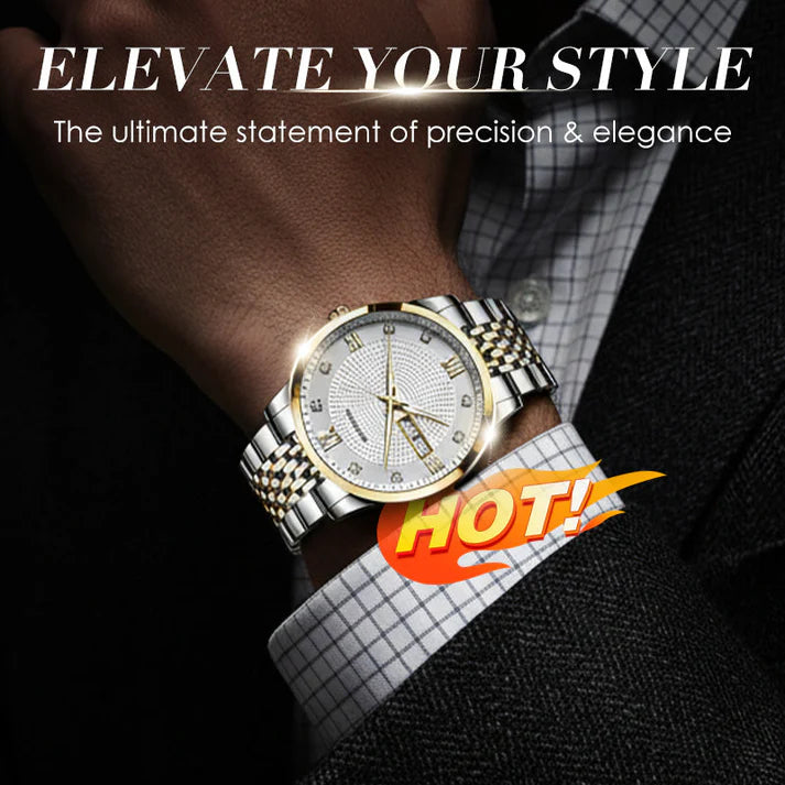 ⏳Jahresend-Premium-Verkauf: 80 % Rabatt💥Herrenuhr aus Edelstahl, wasserdicht, Business-Modell