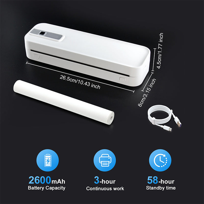 🔥Black-Friday-Mega-Angebot – 60 % Rabatt!🔥 Tragbarer Bluetooth-Thermodrucker – Drucken Sie überall! 🚀 Kostenloser Versand!