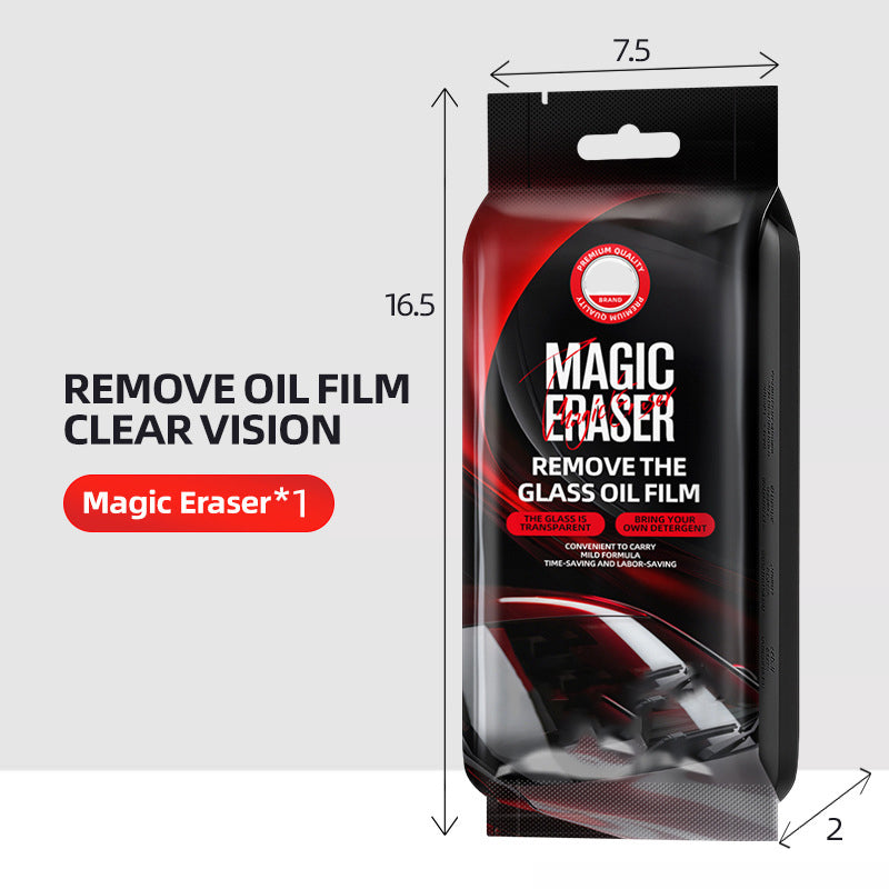 🚗 KAUF 2 ERHALT 1! ✨ MAGISCHER AUTO-FENSTERSCHWAMM - Entfernt Ölfilme & Wasserflecken Sofort, pH-Neutrale Formel für Alle Scheiben, Besserer Durchblick bei Nacht 🌙🧽