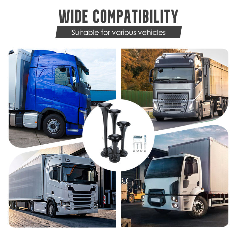 Lautstarke 120-dB-Luftdruckhupe für Lkw und Pkw