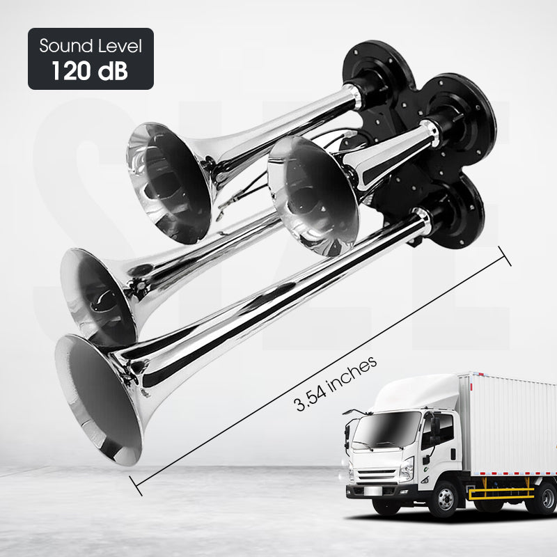 Lautstarke 120-dB-Luftdruckhupe für Lkw und Pkw